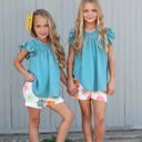  Happy Flower Short Set