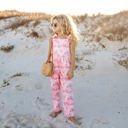  Pink Flower Jumpsuit