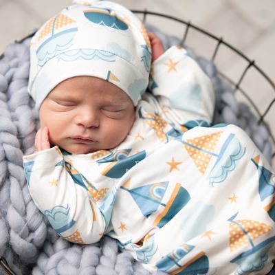 Sail Boat Baby Gown