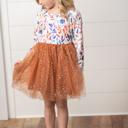  Girls Sienna Autumn Tulle  Dress