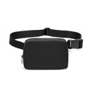 Black Roam 2L Oversize Nylon Crossbody Sling Belt Bag