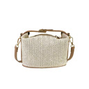 Straw Imani Crochet Top Handle Crossbody Hand Bag