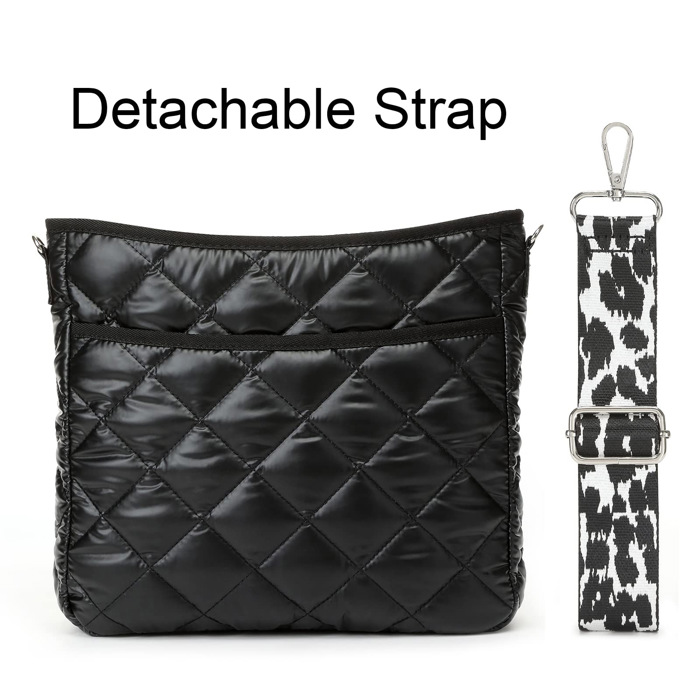 Jenna Quilted Puffer Crossbody Bag
