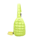 Citrine Skyler Quilted Puffer Crossbody Sling