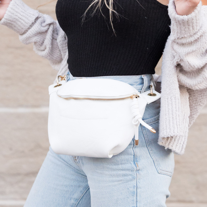 Luxe Convertible Crossbody Sling/Belt Bum Bag