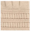 Beige C.C� Knit Touch Gloves