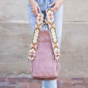 Mauve Alba Convertible Backpack Crossbody Sling