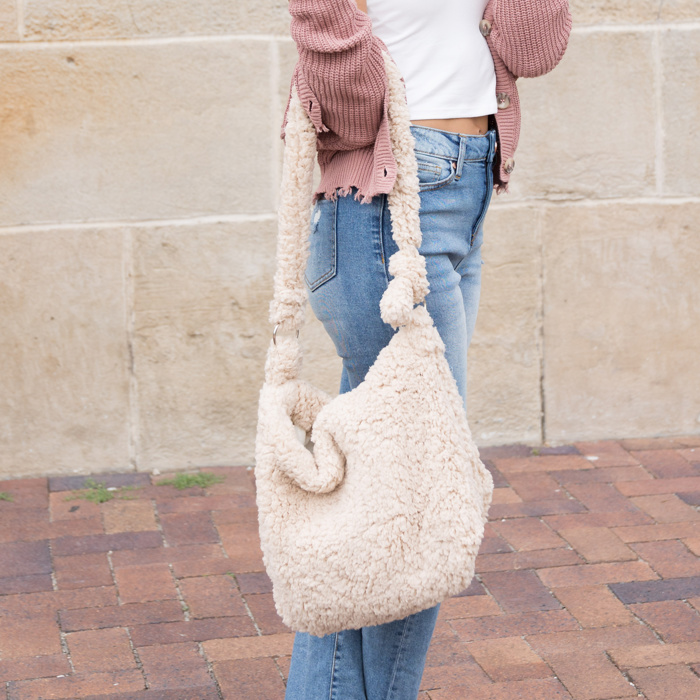 Boucle Sherpa Carryall Bag