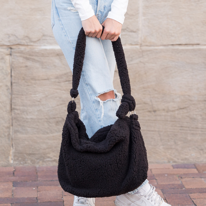 Boucle Sherpa Carryall Bag