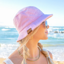 Lavender C.C� Terry Cloth Bucket Hat