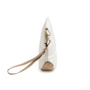 White Mila Quilted Traveler Tote