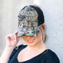 Mossy Oak C.C� Mossy Oak Criss-Cross Pony Cap Hat