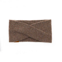 Earth Brown C.C� Fine Yarn Headwrap