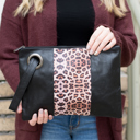  Leopard Dual Tone Clutch