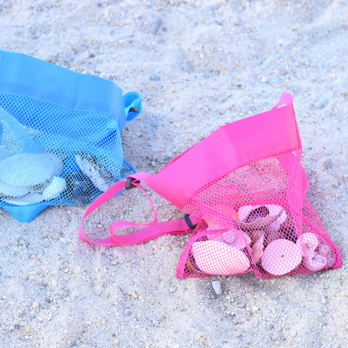 Beachcomber Sea Shell Bags-4PK