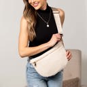  Layla Woven Checkered Crossbody Sling Bag