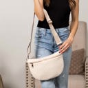  Layla Woven Checkered Crossbody Sling Bag