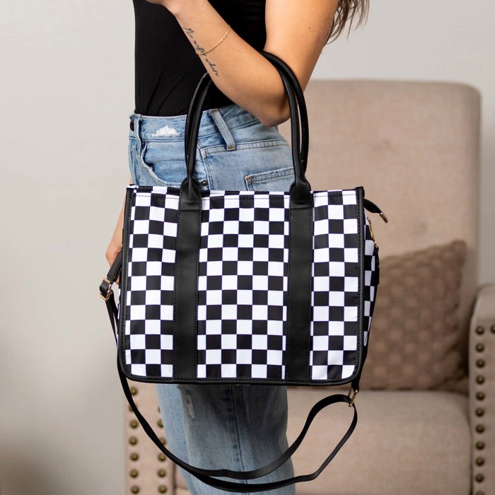 Dallas Checkered Tote