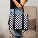 Dallas Checkered Tote