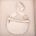  Layla Woven Checkered Crossbody Sling Bag