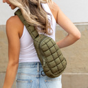  Skyler Quilted Puffer Crossbody Sling