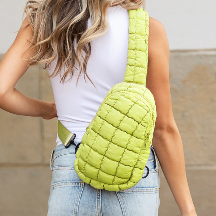 Skyler Quilted Puffer Crossbody Sling