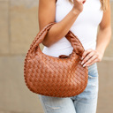  Paige Woven Handbag
