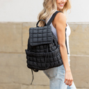  Stevie Quilted Puffer Backpack