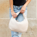  Paige Woven Handbag