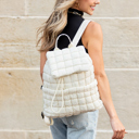  Stevie Quilted Puffer Backpack