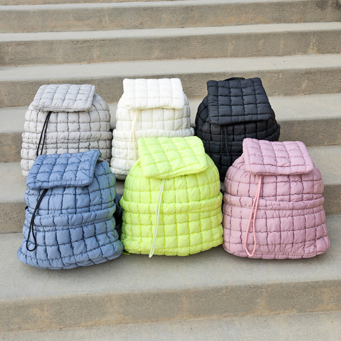 Stevie Quilted Puffer Backpack