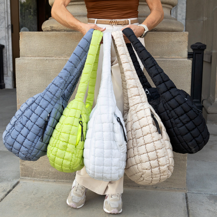 Taylor Quilted Puffer Tote