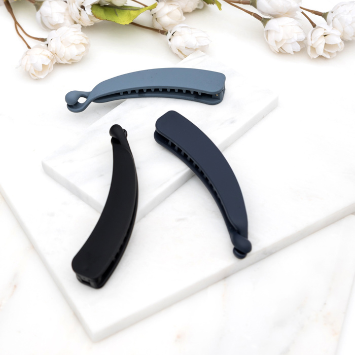 Matte Banana Clip - 3PK