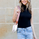  Everly Vegan Leather Camera Crossbody