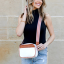  Everly Vegan Leather Camera Crossbody