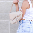  Adeline Saddle Crossbody Hand Bag
