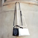  Mia Convertible Woven Crossbody Handbag