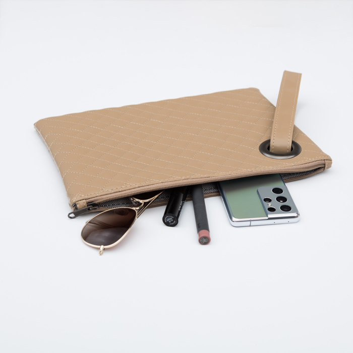 Quilted Wristlet Clutch