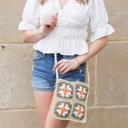  Eliza Crochet Straw Crossbody