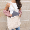  Boucle Sherpa Carryall Bag