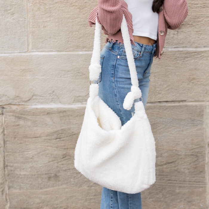 Boucle Sherpa Carryall Bag