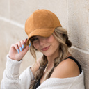  Suede Boyfriend Ball Cap Hat