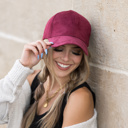  Suede Boyfriend Ball Cap Hat