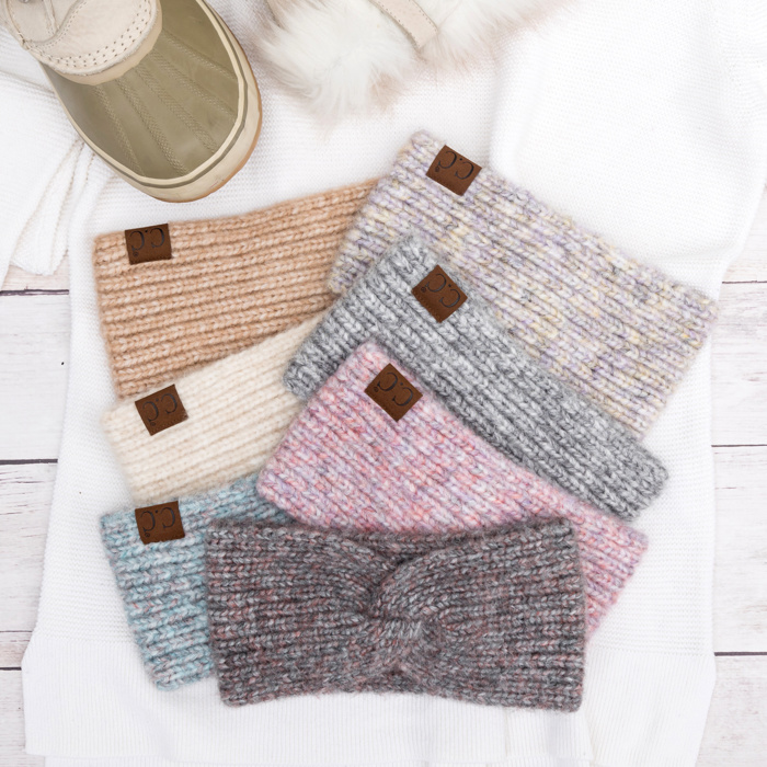 C.C� Cozy Marled Headwrap