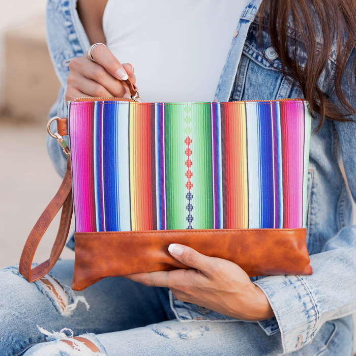 Aztec Boho Clutch
