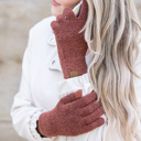  C.C� Cashmere Blend Touch Gloves
