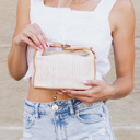  Imani Crochet Top Handle Crossbody Hand Bag