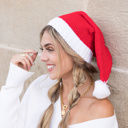  Knit Santa Stocking Beanie Hat