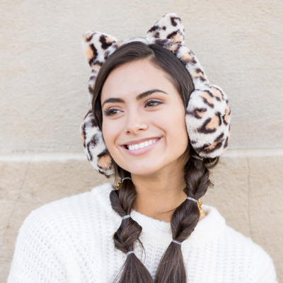 Animal Print Ear Muffs