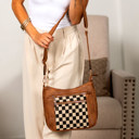  Ashley Mixed Media Crossbody